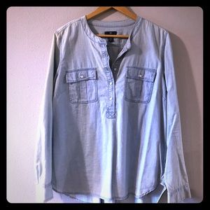Gap Blue Jean Shirt